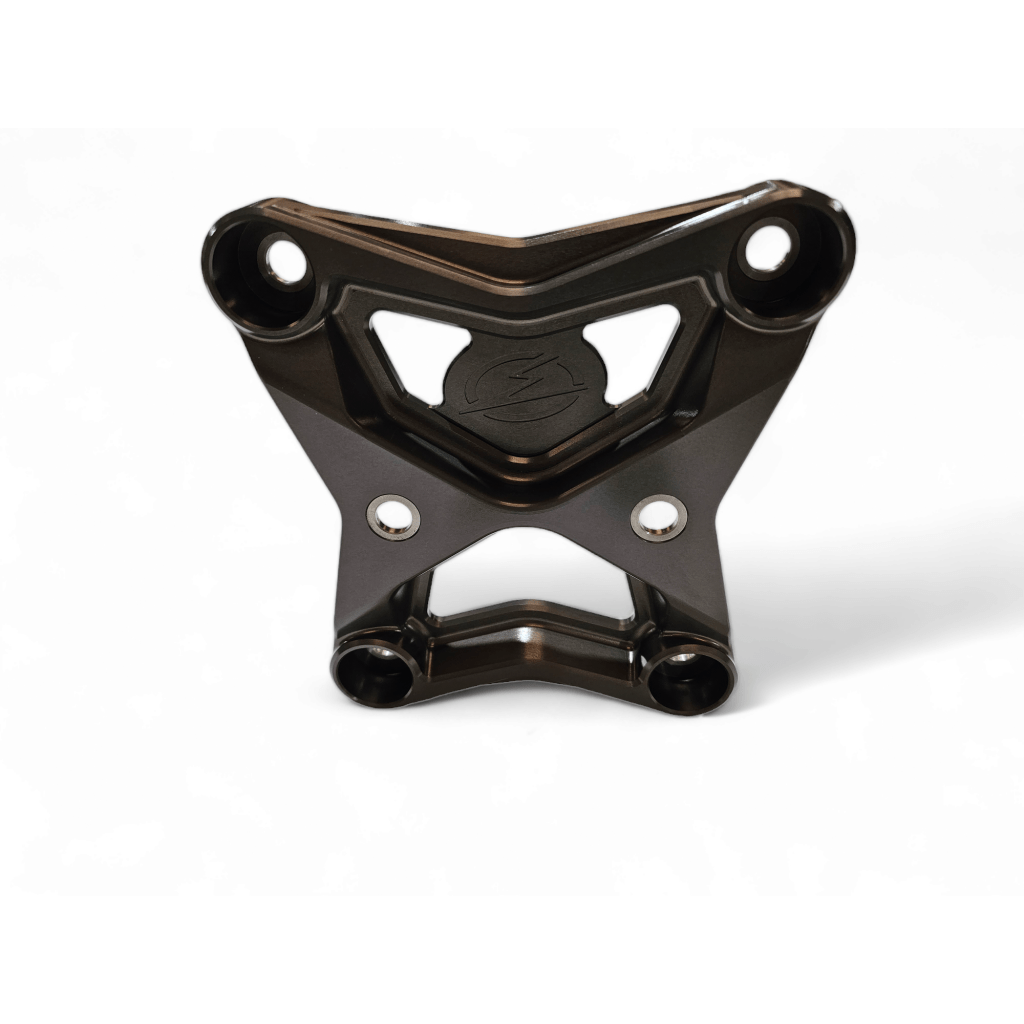 Elektric Offroad 2017 - 2021 Can Am X3 Maverick EOD Radius Rod Plate with Tow Hook Gun Metal - MojoMotoSport.com