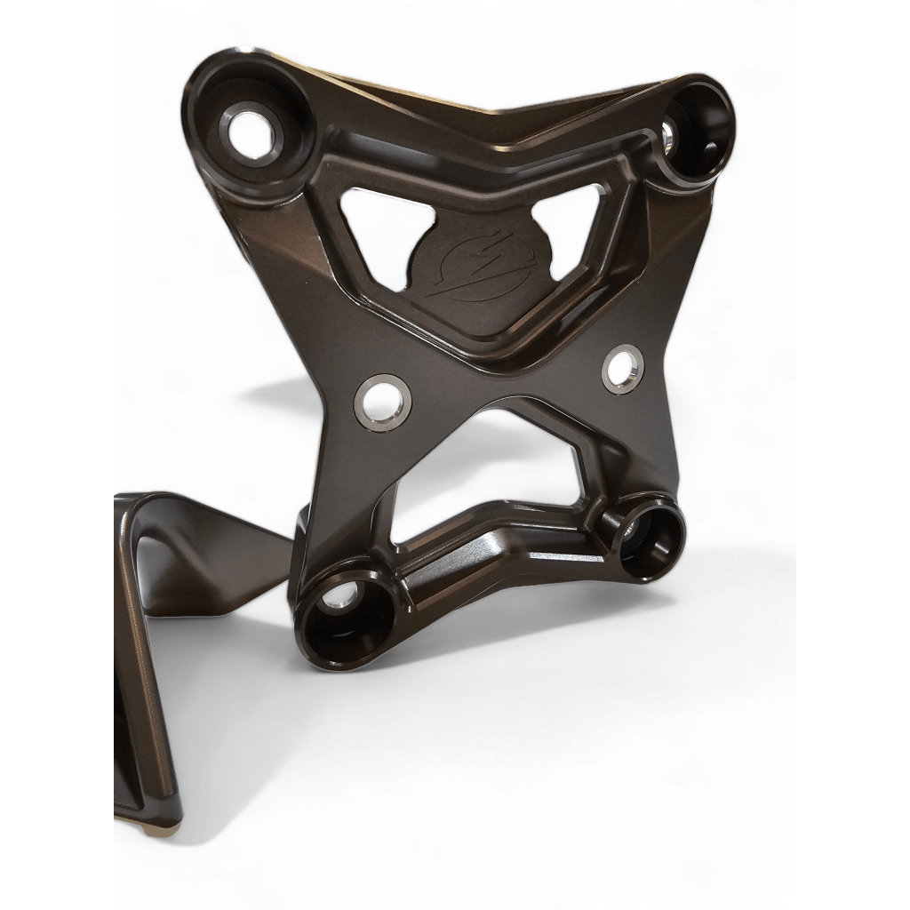 Elektric Offroad 2017 - 2021 Can Am X3 Maverick EOD Radius Rod Plate with Tow Hook Gun Metal - MojoMotoSport.com