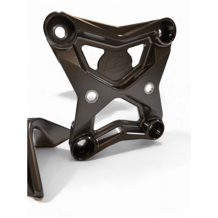Elektric Offroad 2017 - 2021 Can Am X3 Maverick EOD Radius Rod Plate with Tow Hook Gun Metal - MojoMotoSport.com