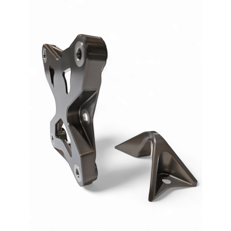 Elektric Offroad 2017 - 2021 Can Am X3 Maverick EOD Radius Rod Plate with Tow Hook Gun Metal - MojoMotoSport.com