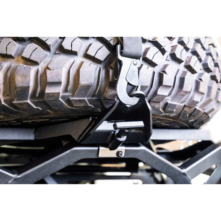 Elektric Offroad 2017 - 2024 Can Am X3 Maverick Volt Series Baja Spare Tire Rack - MojoMotoSport.com