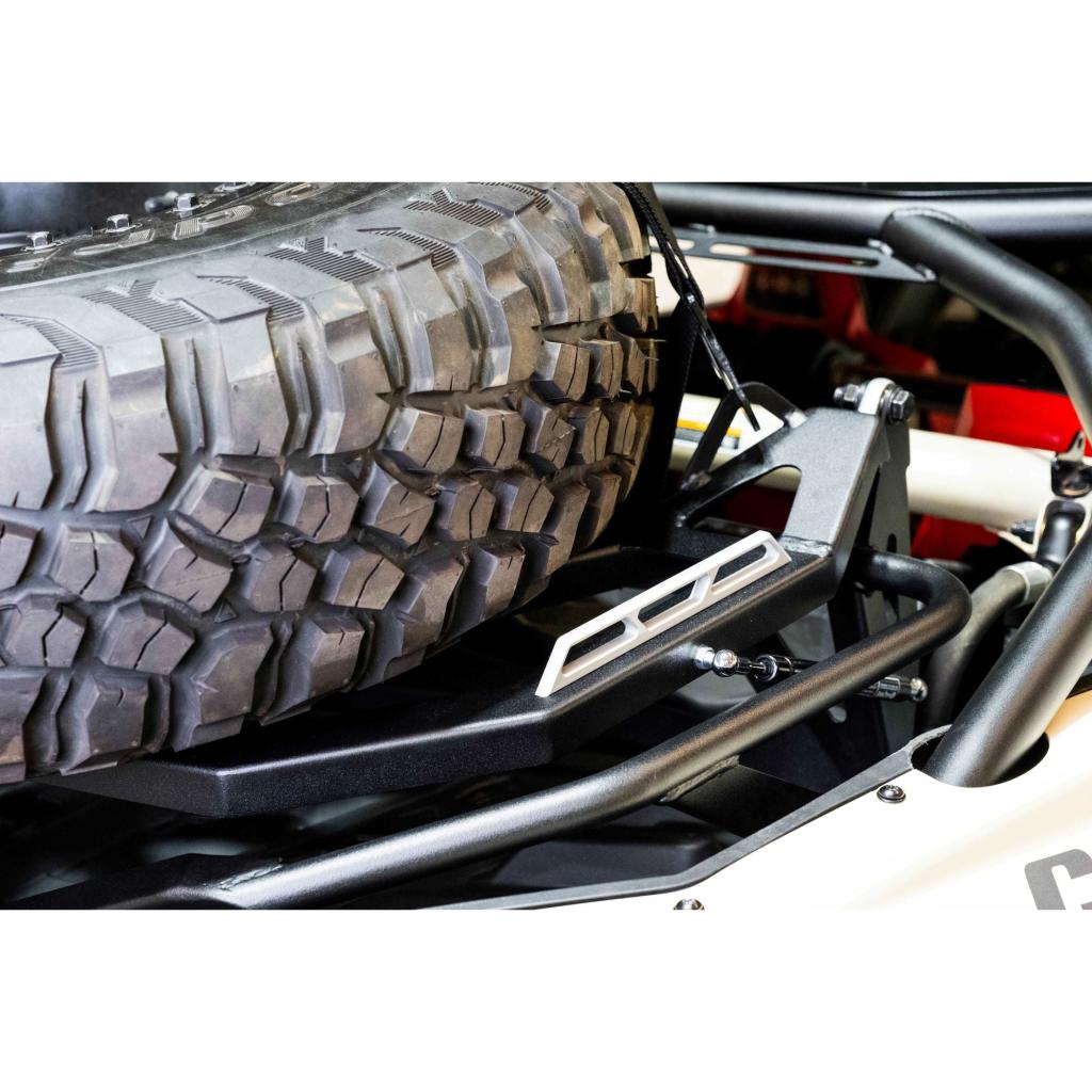 Elektric Offroad 2017 - 2024 Can Am X3 Maverick Volt Series Baja Spare Tire Rack - MojoMotoSport.com