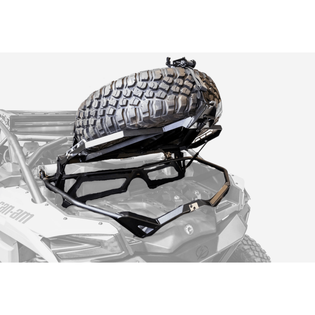 Elektric Offroad 2017 - 2024 Can Am X3 Maverick Volt Series Baja Spare Tire Rack - MojoMotoSport.com