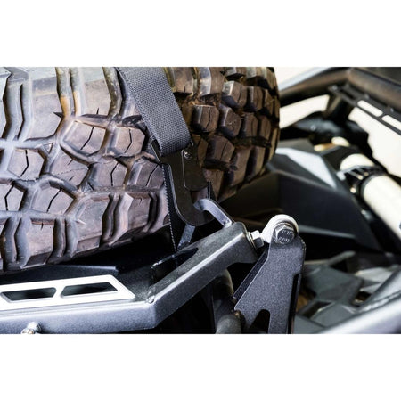 Elektric Offroad 2017 - 2024 Can Am X3 Maverick Volt Series Baja Spare Tire Rack - MojoMotoSport.com