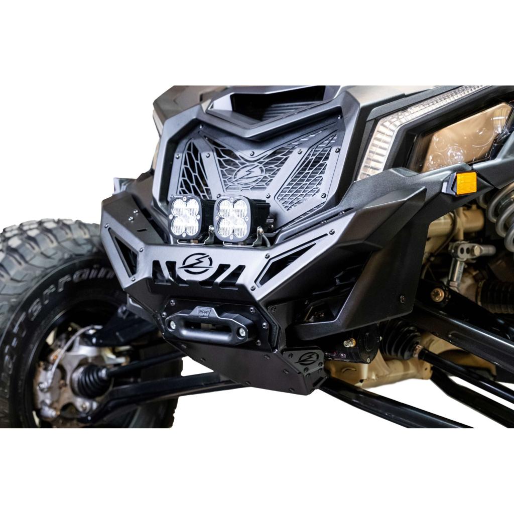 Elektric Offroad 2017 - 2024 Can Am X3 Maverick Volt Series Winch Front Bumper - MojoMotoSport.com