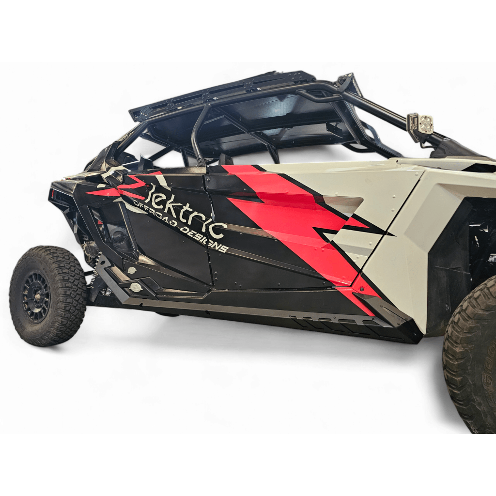 Elektric Offroad 2020 - 2024 Polaris RZR Pro XP/ Pro R/ Turbo R (4 Seat) Volt Series Rock Guards - MojoMotoSport.com