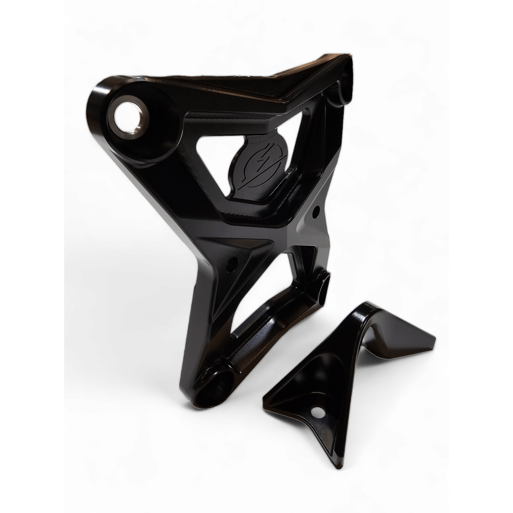 Elektric Offroad 2020 - 2024 Polaris RZR Pro XP Radius Rod Plate with Tow Hook Black - MojoMotoSport.com