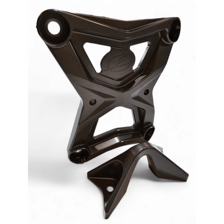 Elektric Offroad 2020 - 2024 Polaris RZR Pro XP Radius Rod Plate with Tow Hook Gunmetal - MojoMotoSport.com