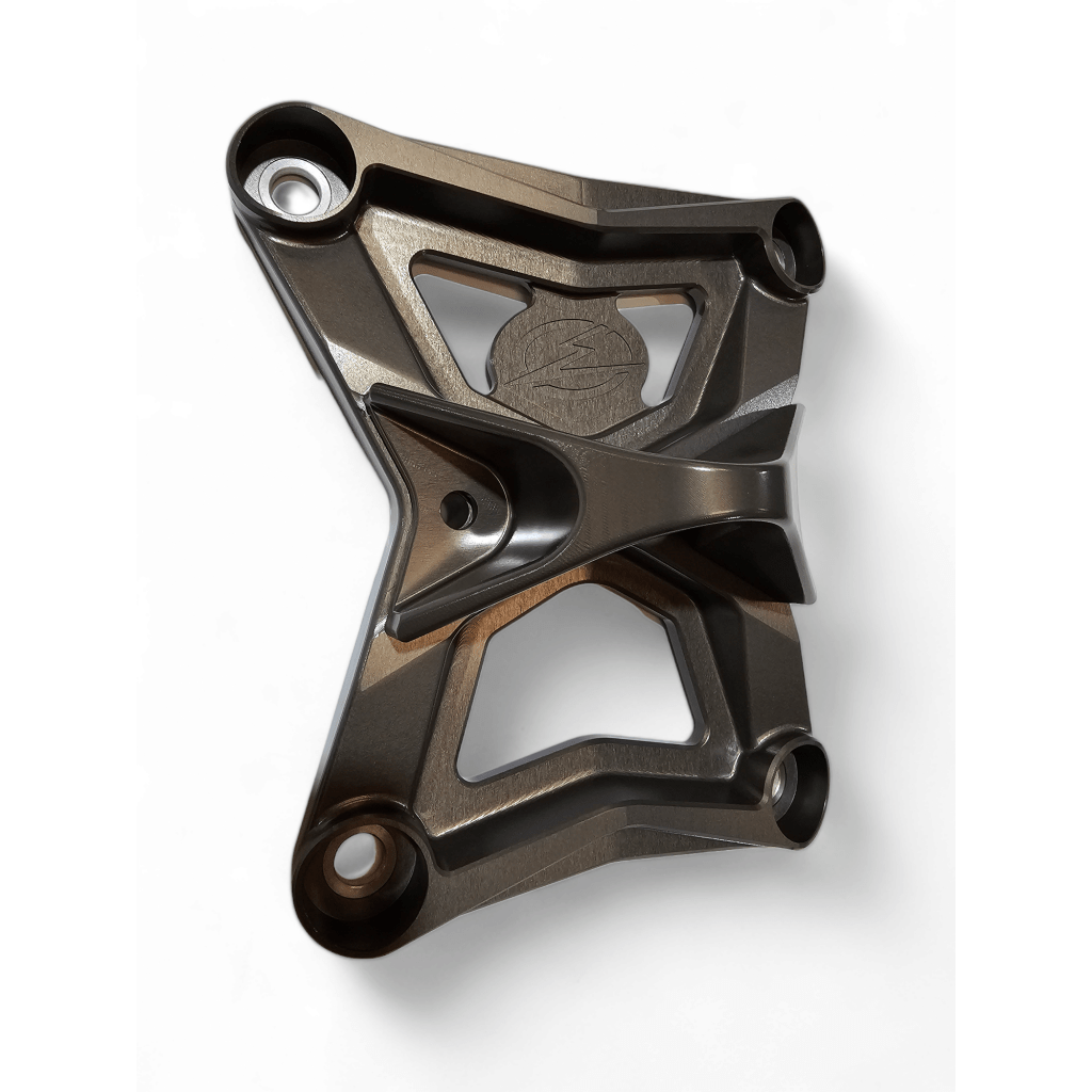 Elektric Offroad 2020 - 2024 Polaris RZR Pro XP Radius Rod Plate with Tow Hook Gunmetal - MojoMotoSport.com