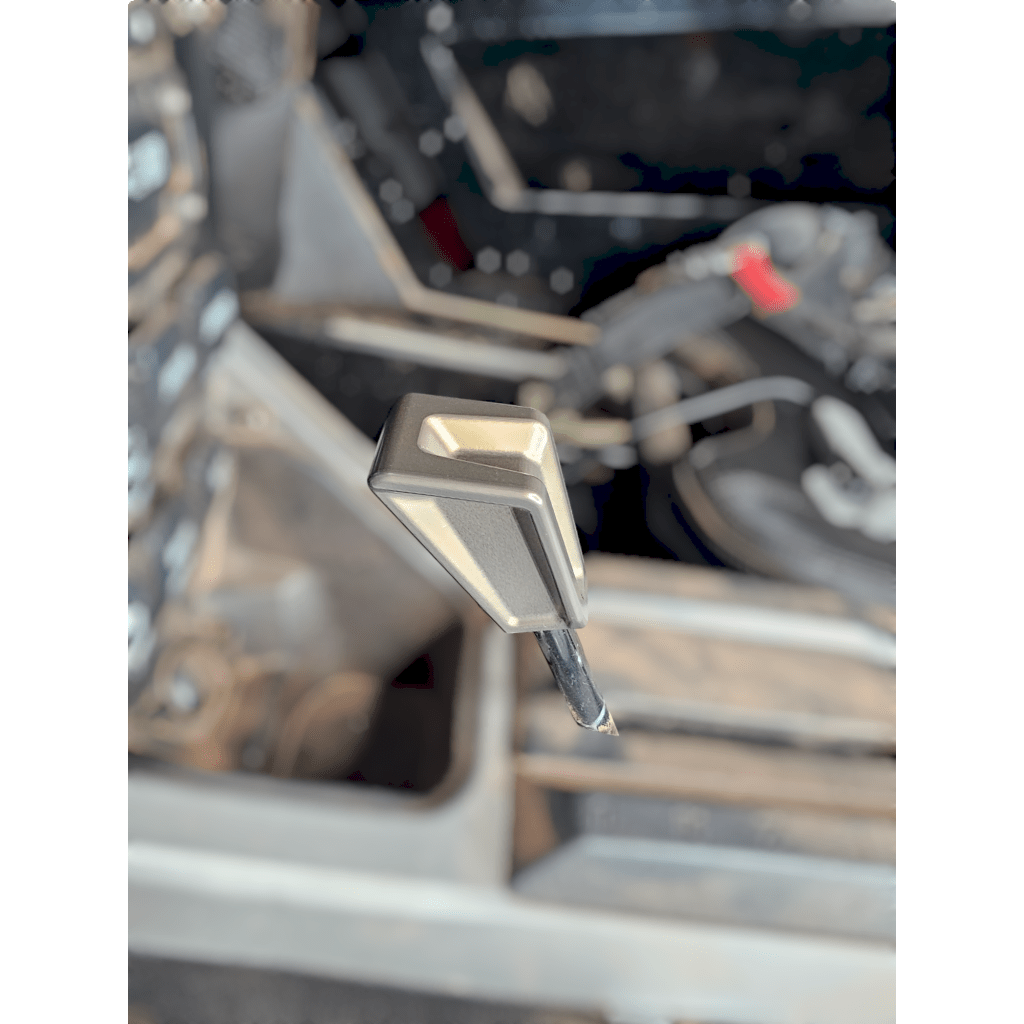 Elektric Offroad 2020 to Current Polaris RZR Pro R, Pro XP, Turbo R Shift Knob Anodized Gun Metal Finish - MojoMotoSport.com