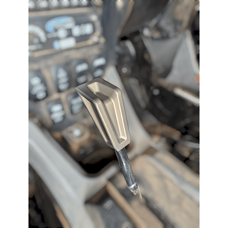 Elektric Offroad 2020 to Current Polaris RZR Pro R, Pro XP, Turbo R Shift Knob Anodized Gun Metal Finish - MojoMotoSport.com