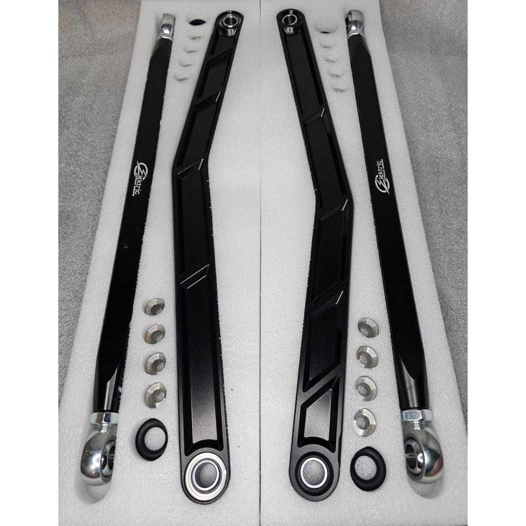 Elektric Offroad 2020 to Current Polaris RZR Pro XP Radius Rods in Black Finish - MojoMotoSport.com
