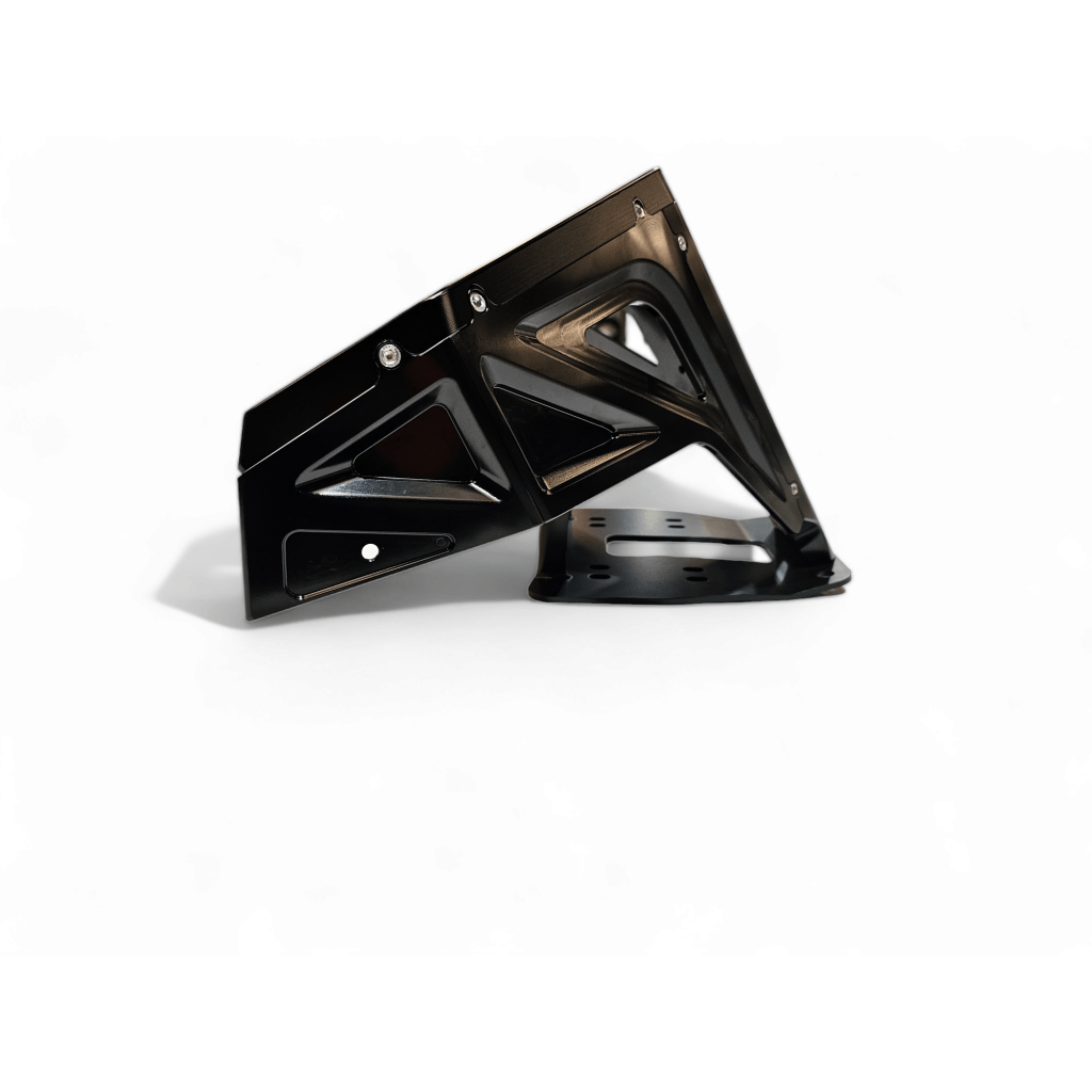 Elektric Offroad 2022 - 2024 Polaris RZR Pro R/ Turbo R Machined Billet Front Winch Bumper (Black Hard Anodize) - MojoMotoSport.com
