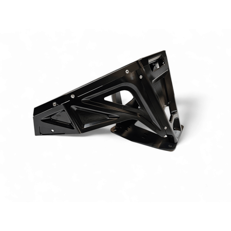 Elektric Offroad 2022 - 2024 Polaris RZR Pro R/ Turbo R Machined Billet Front Winch Bumper (Black Hard Anodize) - MojoMotoSport.com