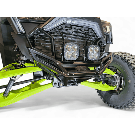 Elektric Offroad 2022 - 2024 Polaris RZR Pro R/ Turbo R Machined Billet Front Winch Bumper (Black Hard Anodize) - MojoMotoSport.com