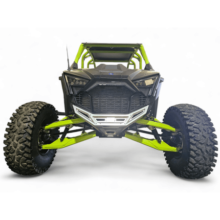 Elektric Offroad 2022 - 2024 Polaris RZR Pro R/ Turbo R Machined Billet Front Winch Bumper (Clear Hard Anodize) - MojoMotoSport.com
