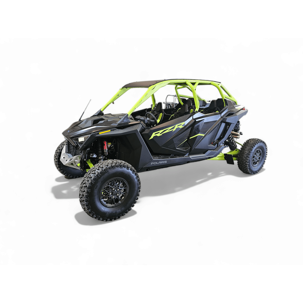 Elektric Offroad 2022 - 2024 Polaris RZR Pro R/ Turbo R Machined Billet Front Winch Bumper (Clear Hard Anodize) - MojoMotoSport.com