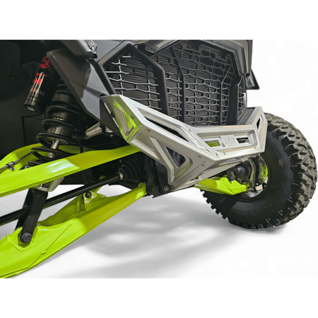 Elektric Offroad 2022 - 2024 Polaris RZR Pro R/ Turbo R Machined Billet Front Winch Bumper (Clear Hard Anodize) - MojoMotoSport.com