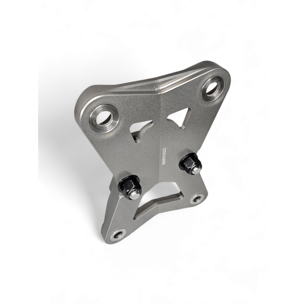 Elektric Offroad 2022 - 2024 Polaris RZR Turbo R/Pro R EOD Radius Rod Plate with Tow Hook Gunmetal - MojoMotoSport.com