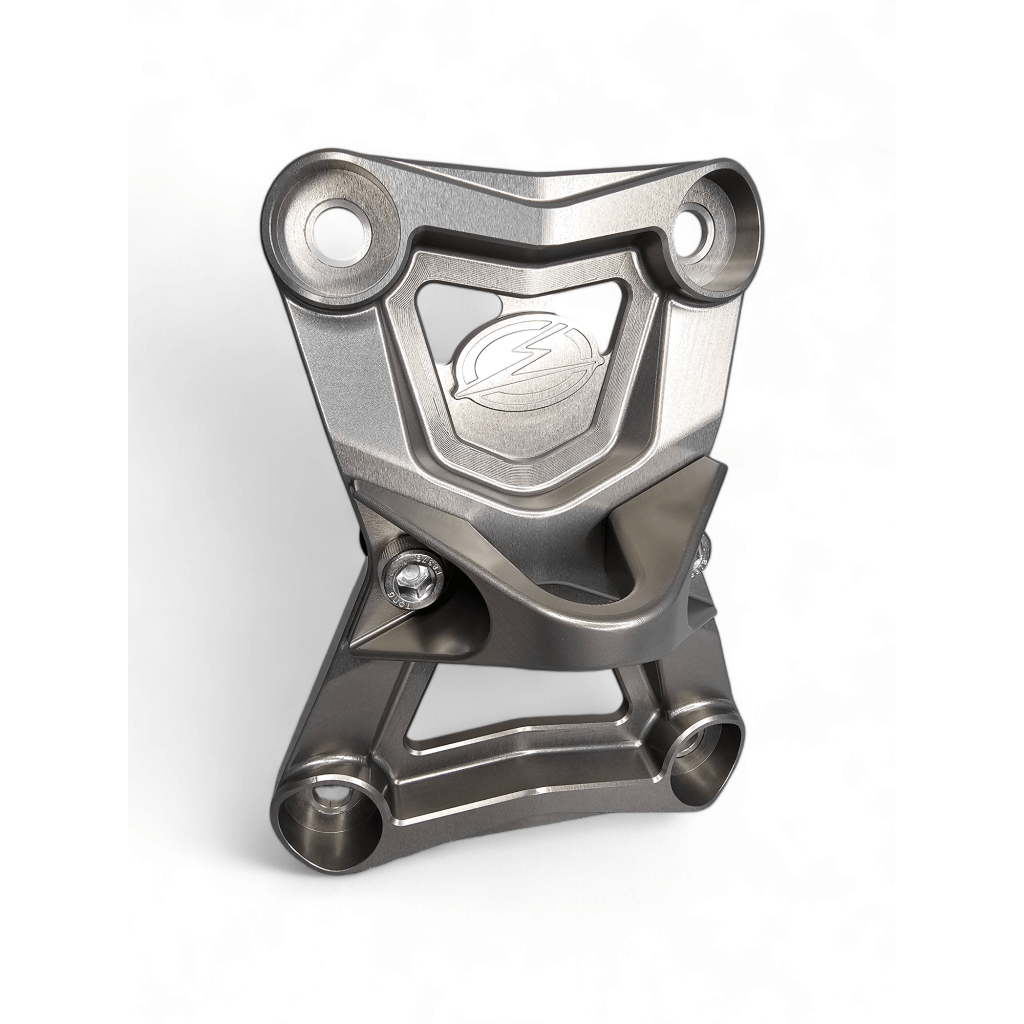 Elektric Offroad 2022 - 2024 Polaris RZR Turbo R/Pro R EOD Radius Rod Plate with Tow Hook Gunmetal - MojoMotoSport.com