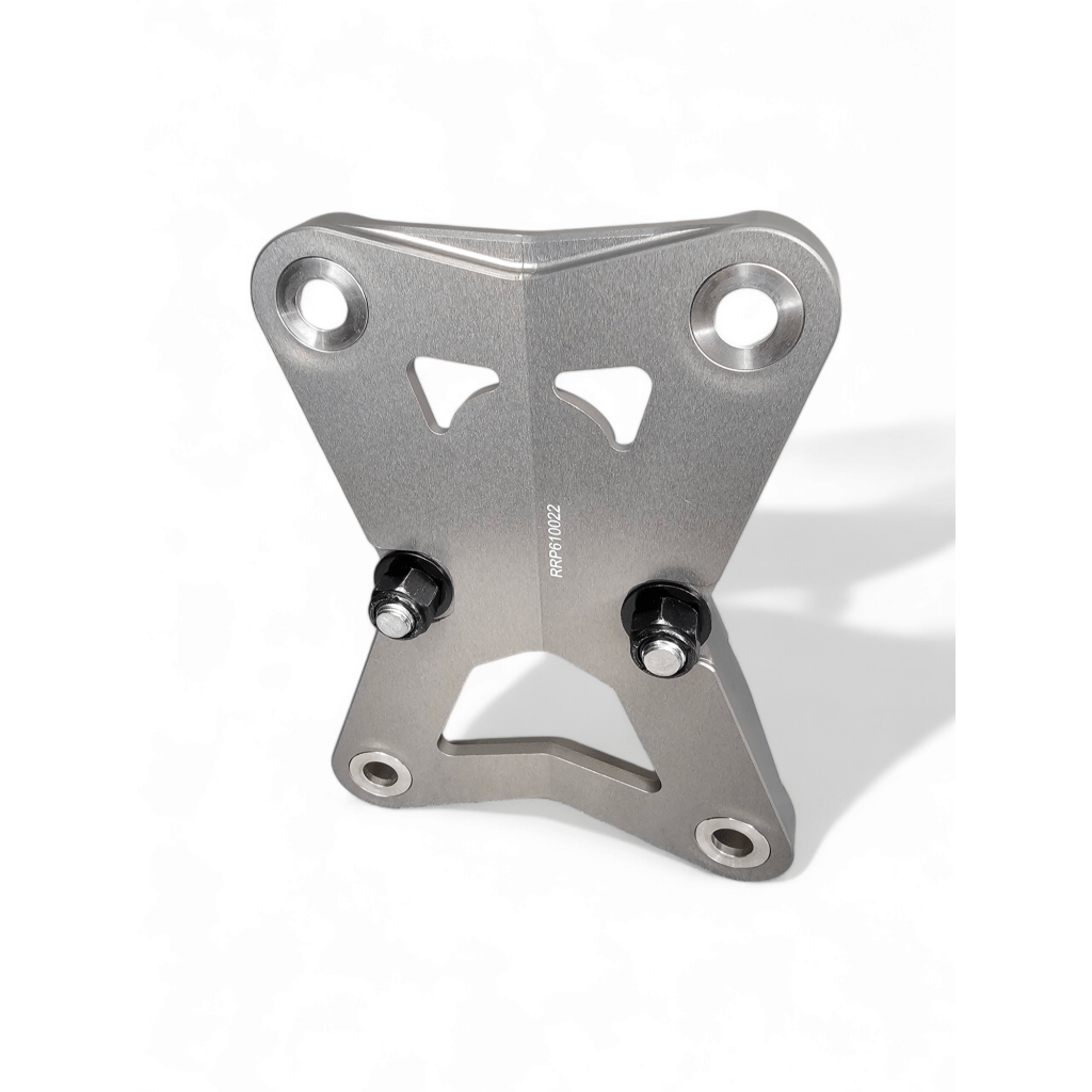 Elektric Offroad 2022 - 2024 Polaris RZR Turbo R/Pro R EOD Radius Rod Plate with Tow Hook Gunmetal - MojoMotoSport.com
