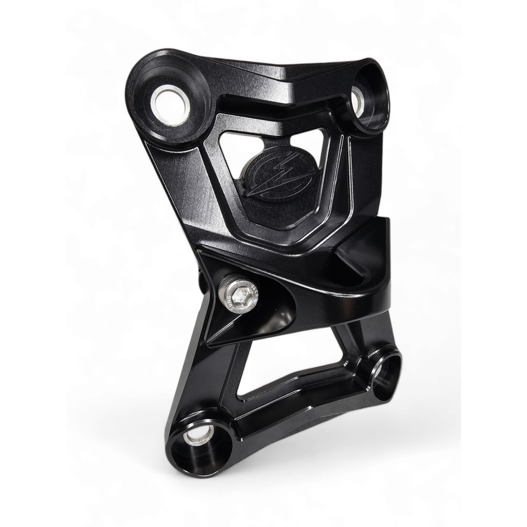 Elektric Offroad 2022 - 2024 Polaris RZR Turbo R/Pro R Radius Rod Plate with Tow Hook Black - MojoMotoSport.com