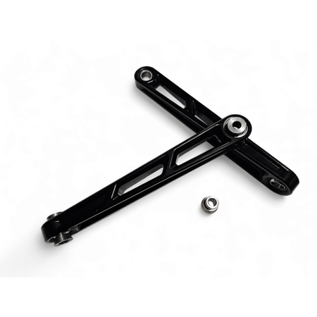 Elektric Offroad 2022 to Current Polaris RZR Turbo R, Pro R Front Sway bar Link in Black Finish - MojoMotoSport.com