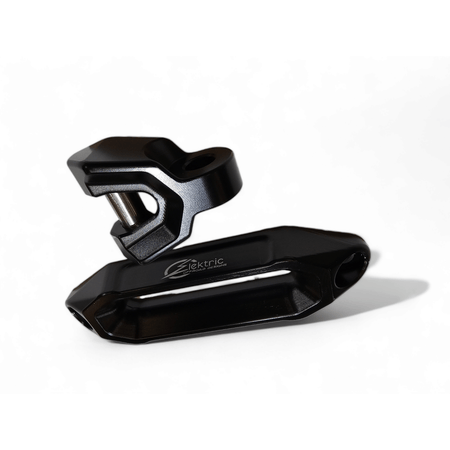 Elektric Offroad Designs UTV Winch Fairlead and Hook | Black - MojoMotoSport.com