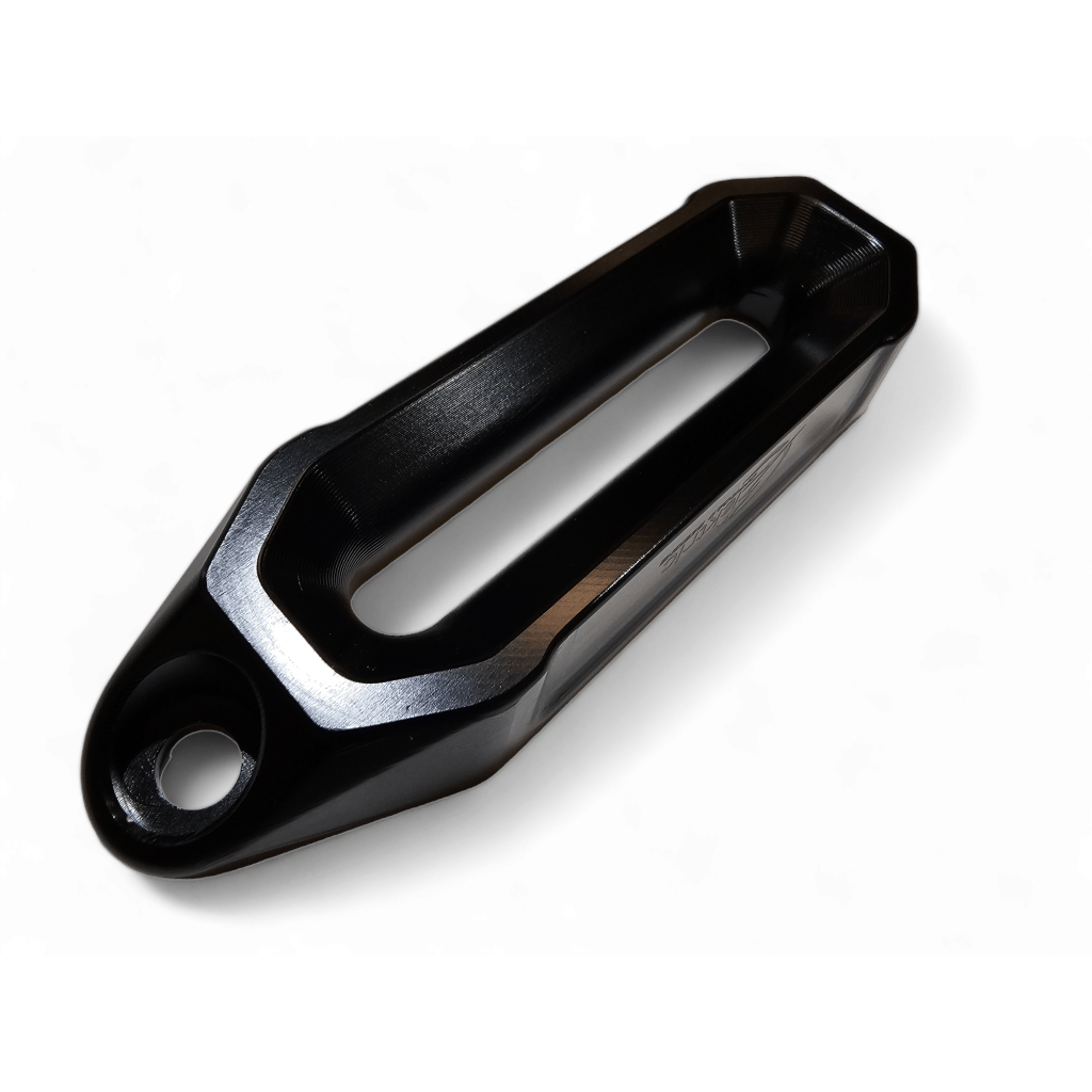 Elektric Offroad Designs UTV Winch Fairlead and Hook | Black - MojoMotoSport.com