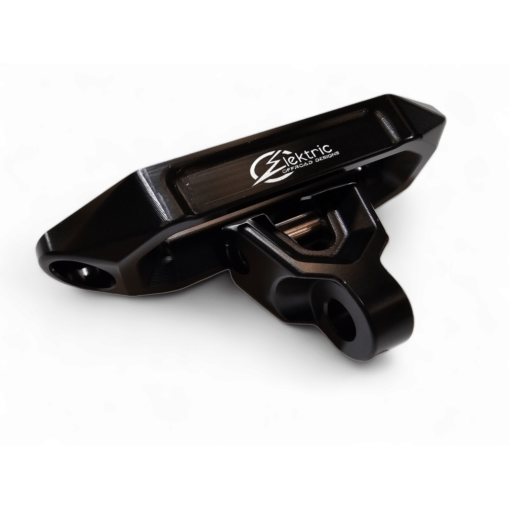 Elektric Offroad Designs UTV Winch Fairlead and Hook | Black - MojoMotoSport.com