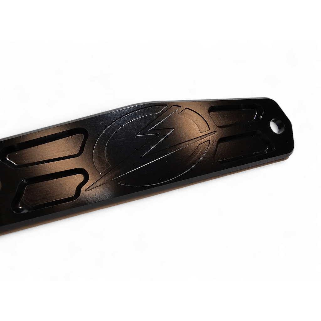 Elektric Offroad Designs UTV Winch Fairlead Cover Plate | Black - MojoMotoSport.com