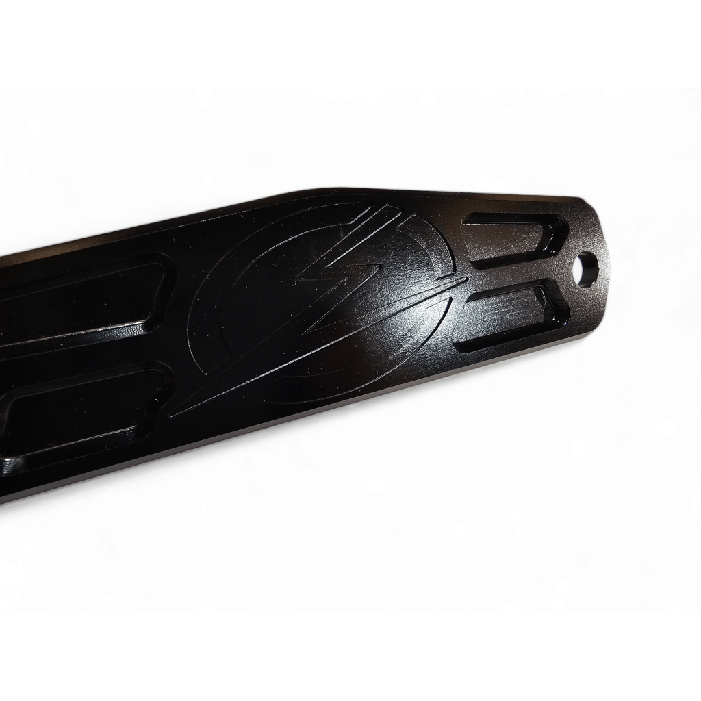 Elektric Offroad Designs UTV Winch Fairlead Cover Plate | Black - MojoMotoSport.com
