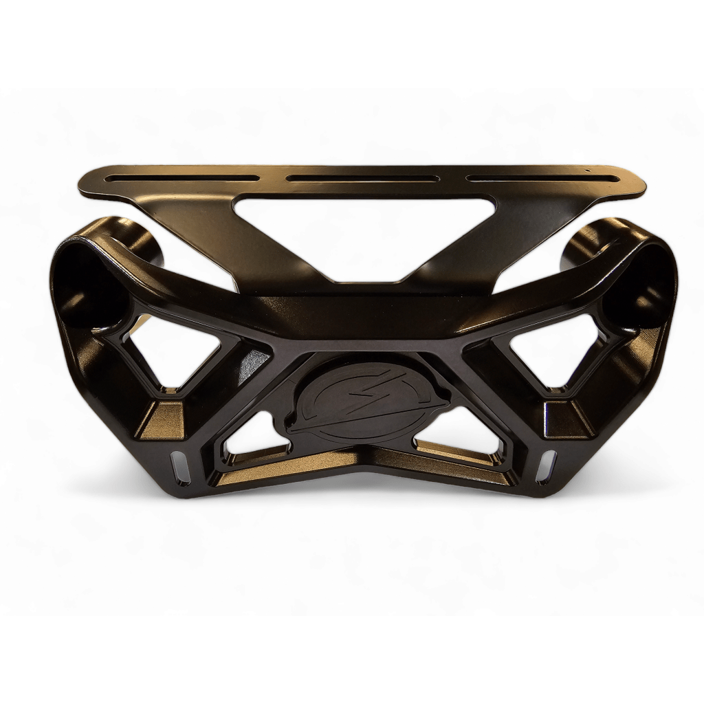 Elektric Offroad EOD 2017 to Current Can Am X3 Maverick Upper Shock Mount Brace with adjustable light mount bracket with Black finish - MojoMotoSport.com