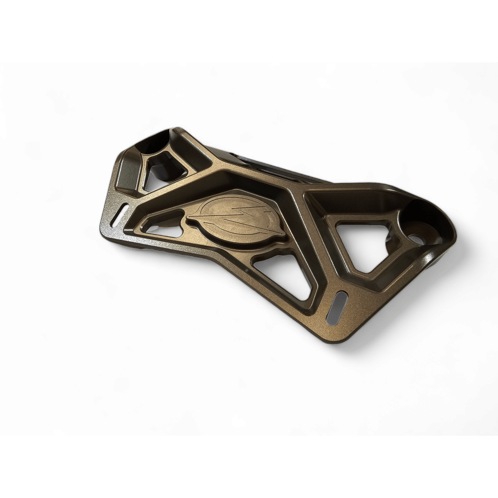 Elektric Offroad EOD 2017 to Current Can Am X3 Maverick Upper Shock Mount Brace with adjustable light mount bracket with Gun Metal finish - MojoMotoSport.com