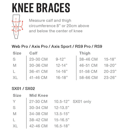 EVS Axis Pro Knee Braces | AXISP - BK/COP - MojoMotoSport.com