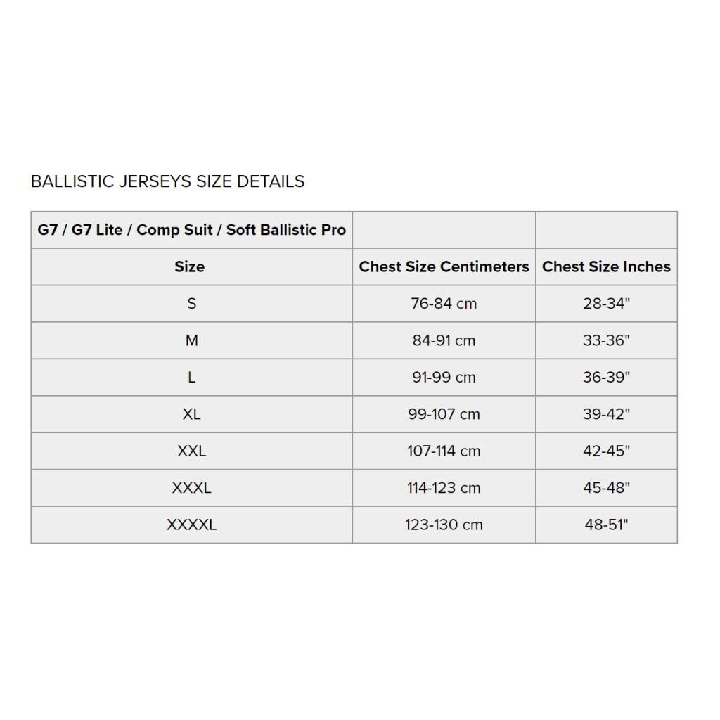 EVS G7 Ballistic Lite Jersey | G7LITE - BK - MojoMotoSport.com