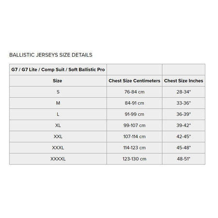 EVS G7 Ballistic Lite Jersey | G7LITE - BK - MojoMotoSport.com