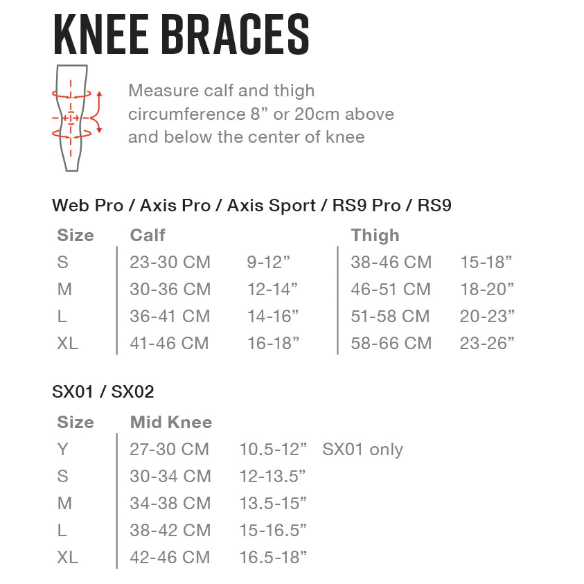 EVS RS9 Knee Brace | RS9 - BK - MojoMotoSport.com