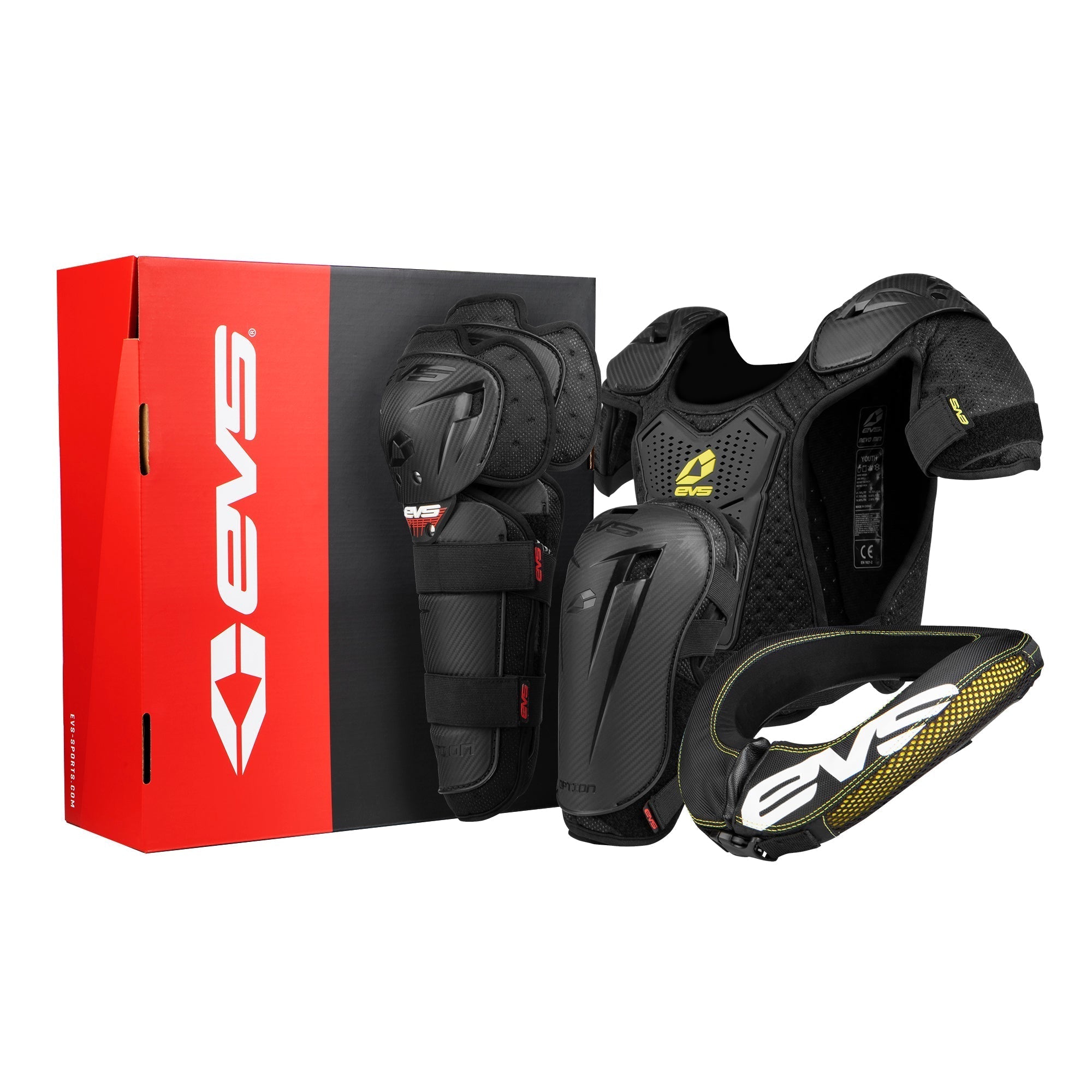 EVS Slam Combo Plus Mini/Youth Kit | SLM20 - BK - MojoMotoSport.com