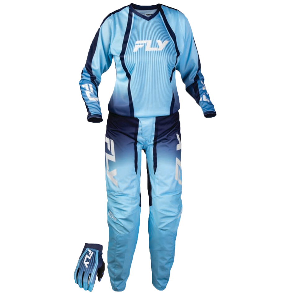 Fly Racing 2027 Women's F-16 Lift Gearset - Aqua/Navy/White