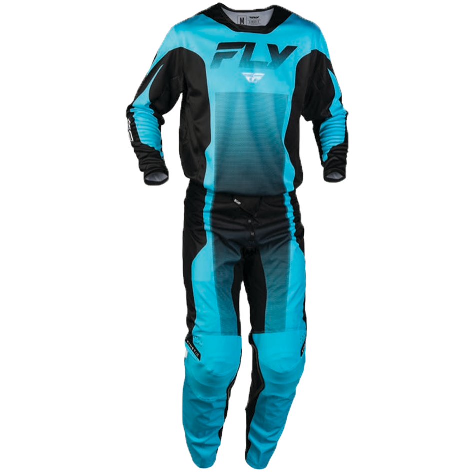 Fly Racing 2027 Kinetic Fade Gearset - Black/Blue/White