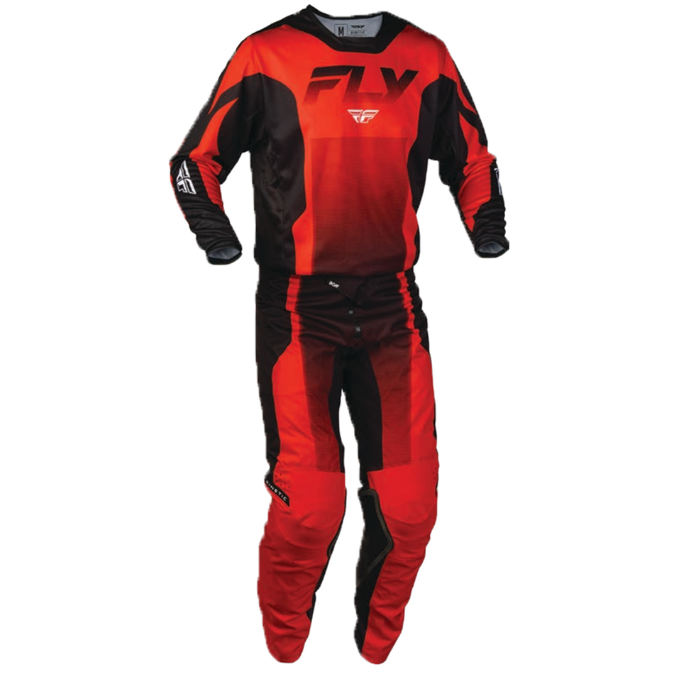 Fly Racing 2027 Kinetic Fade Gearset - Black/Red/White