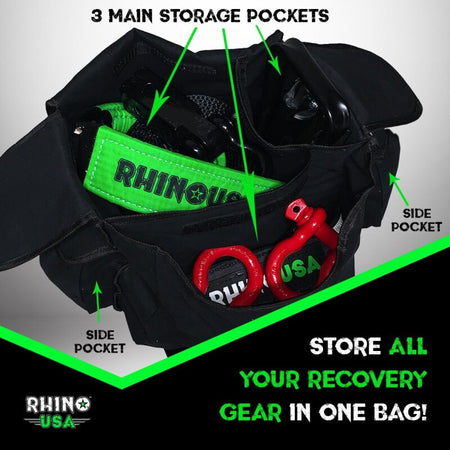 Rhino USA Ultimate Recovery Gear Storage Bag (Black)