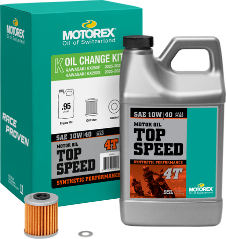 Motorex Motorex Top Speed Oil Change Kit Kawasaki 0.95L 10W/40 | 311914