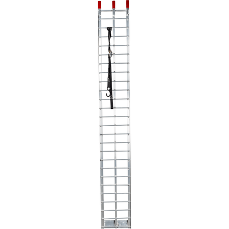 Fire Power Curved Aluminum Ramp 88" X 12" One Piece - MojoMotoSport.com