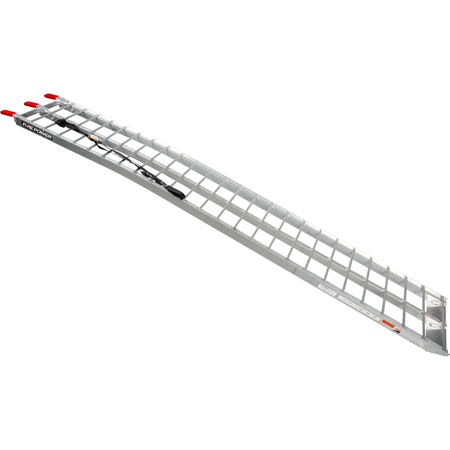 Fire Power Curved Aluminum Ramp 88" X 12" One Piece - MojoMotoSport.com