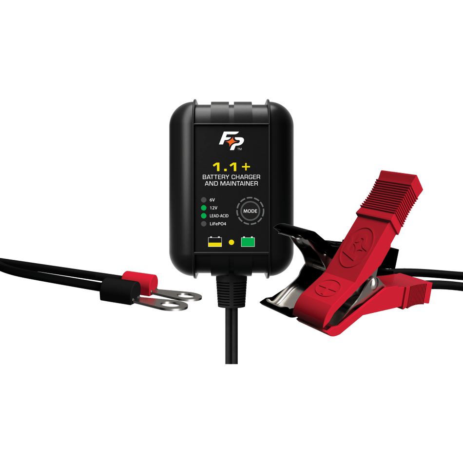 Fire Power Wall Mount Battery Charger 6V/12V 1.1A - MojoMotoSport.com