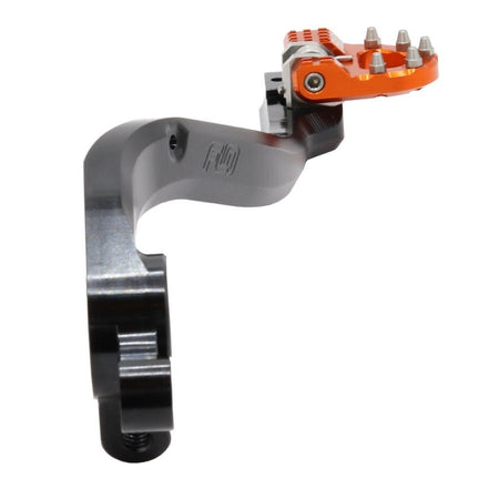 FLO Folding Tip Brake Pedals Orange KTM/HUSQ/GAS | MXBP - 521ORG - MojoMotoSport.com