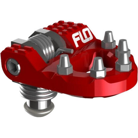 FLO Folding Tip Brake Pedals Red KTM/HUSQ/GAS | MXBP - 522RED - MojoMotoSport.com