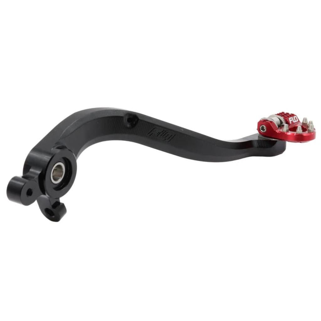 FLO Folding Tip Brake Pedals Red | MXBP - 111 - MojoMotoSport.com